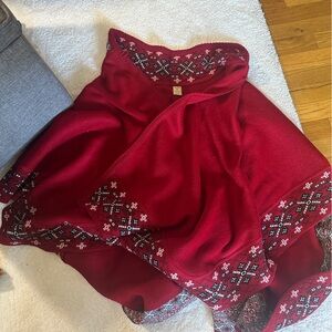 Kamba Poncho Wool Soft  Cape Coat